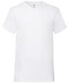 SS20M 61066 Valueweight V Neck T-Shirt White colour image